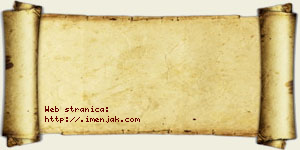 Danica Perović vizit kartica